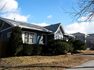 ISU campus building stands behind mid-century Pocatello home